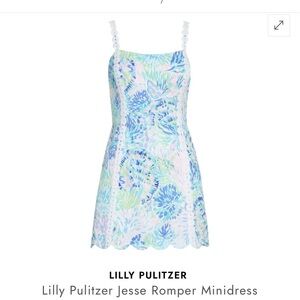Lilly Pulitzer Blue and Green Romper